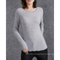 17PKCS509 2017 knit wool cashmere knitted lady sweater